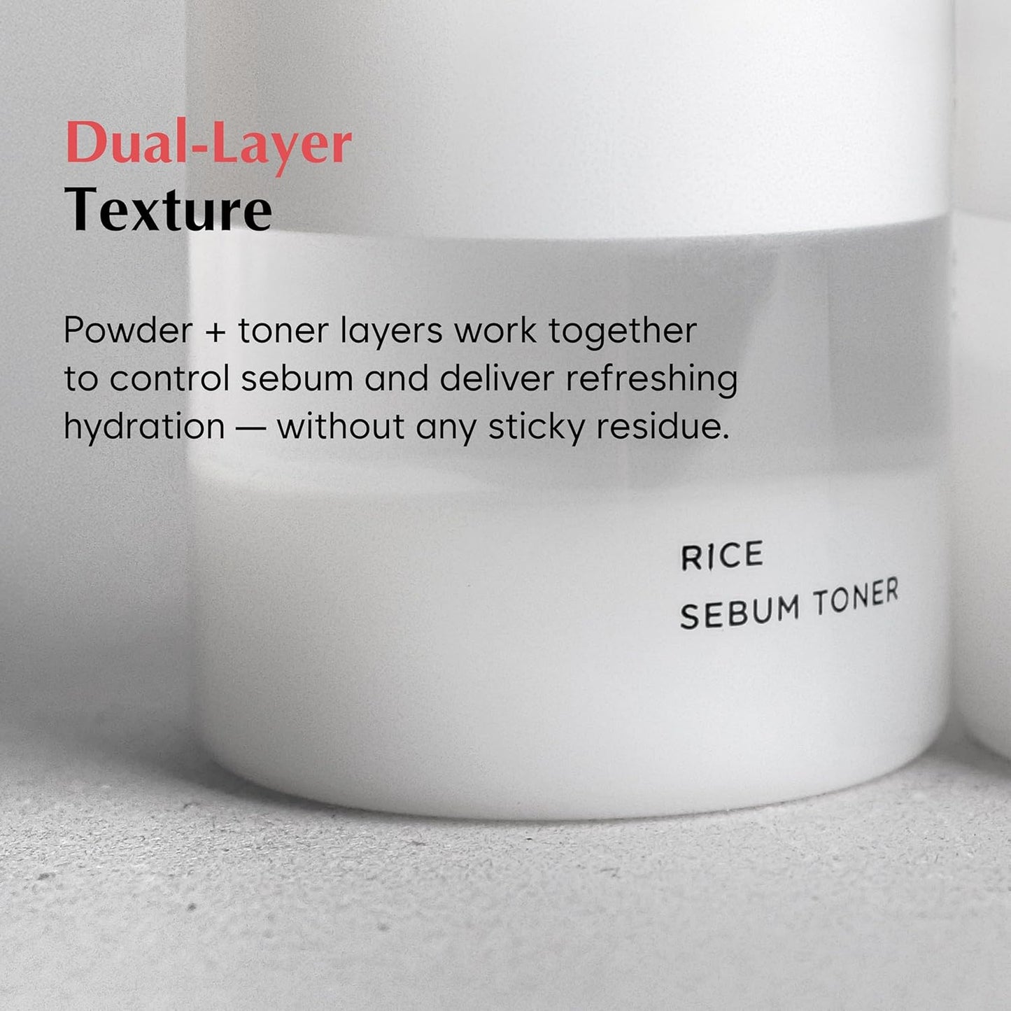 Rice Sebum Control Toner - Hydrating & Pore Refining 6.76fl.oz | Lightweight Vegan Formula for Oily & Sensitive Skin