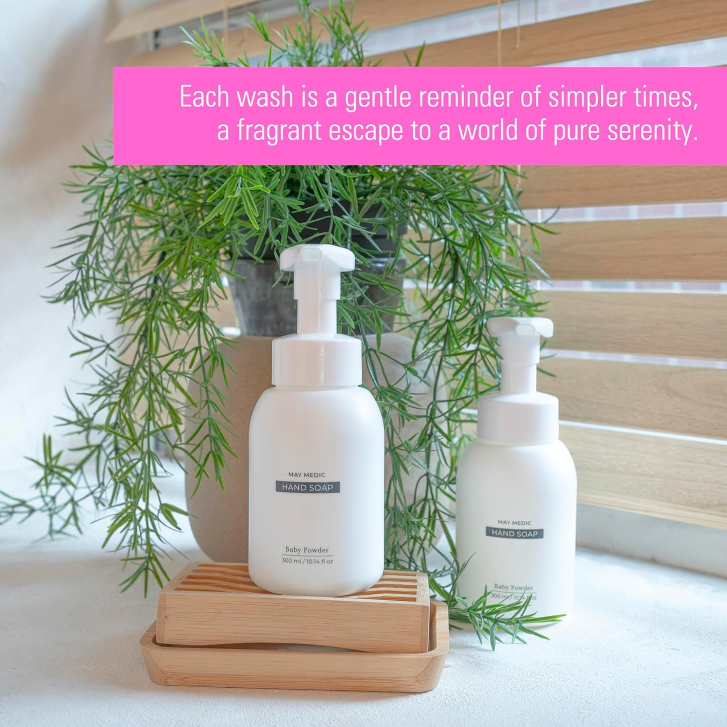 Double Scented Foaming Hand Soap - Moisturizing Vegan Wash with Fig & Pomegranate Extract | 10.14 fl oz