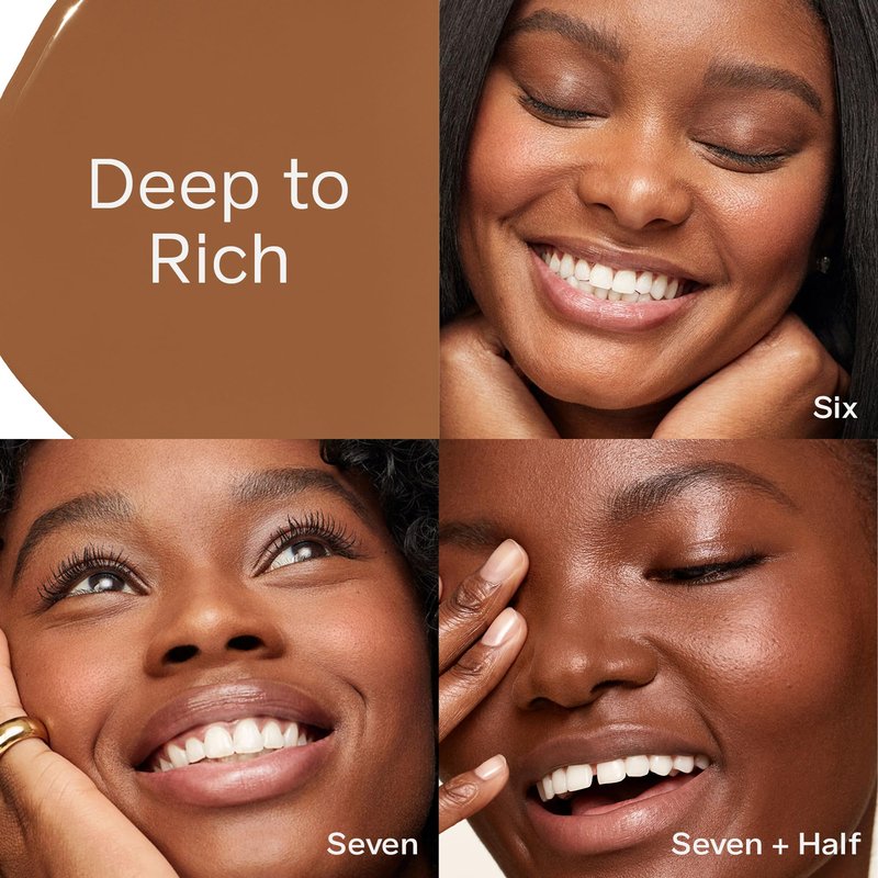Saie Hydrabeam Under Eye Brightener - Sheer + Hydrating Concealer with Glycerin, Squalane + Cucumber Extract - Brightening Under Eye Concealer + Corrector for Even, Glowing Skin - Shade 7 (0.2 oz)
