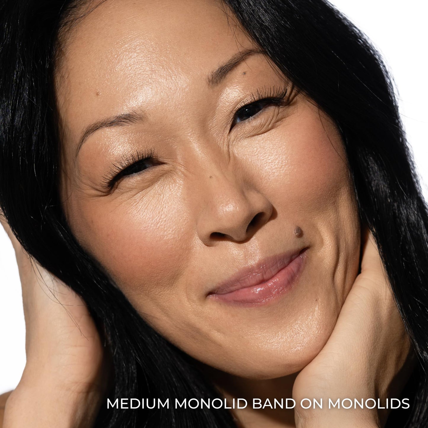 False Lashes for Monolids Sample 3 Pack - Natural Strip Lifting Eyelashes for Asian Eyes - Cute Manga Small Lash Styles - Hannah Cho Beauty