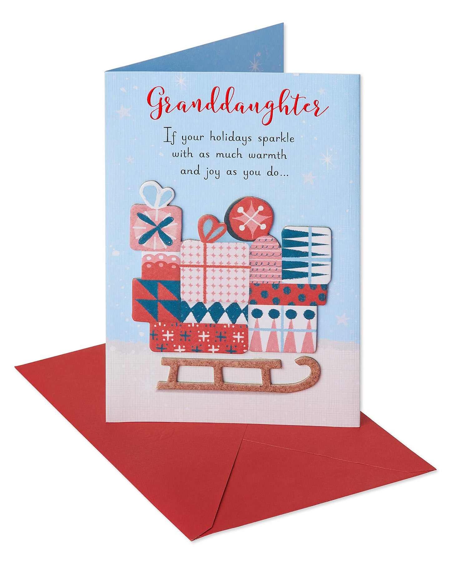 American Greetings Christmas Card for Granddaughter (Beautiful Ways You Shine)