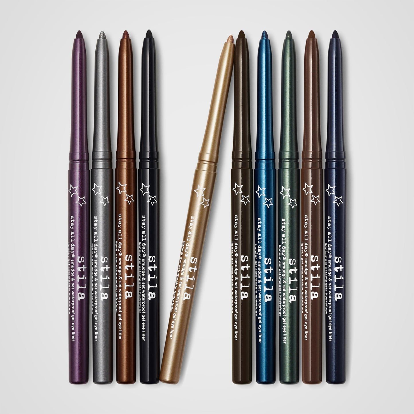 stila Stay All Day® Smudge & Set Waterproof Gel Liner | Long-Wear Gel Eyeliner Pencil for Tightlining, Waterline & Smoky Eye Looks | 12-Hour Wear, No Budge & Fade-Proof