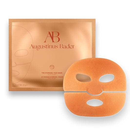 Augustinus Bader The Hydrogel Face Mask – Luxury Cooling, Hydrating & Plumping Facial Treatment – Smooths, Firms & Boosts Radiance – Soothing, Restorative Formula – 1 Mask