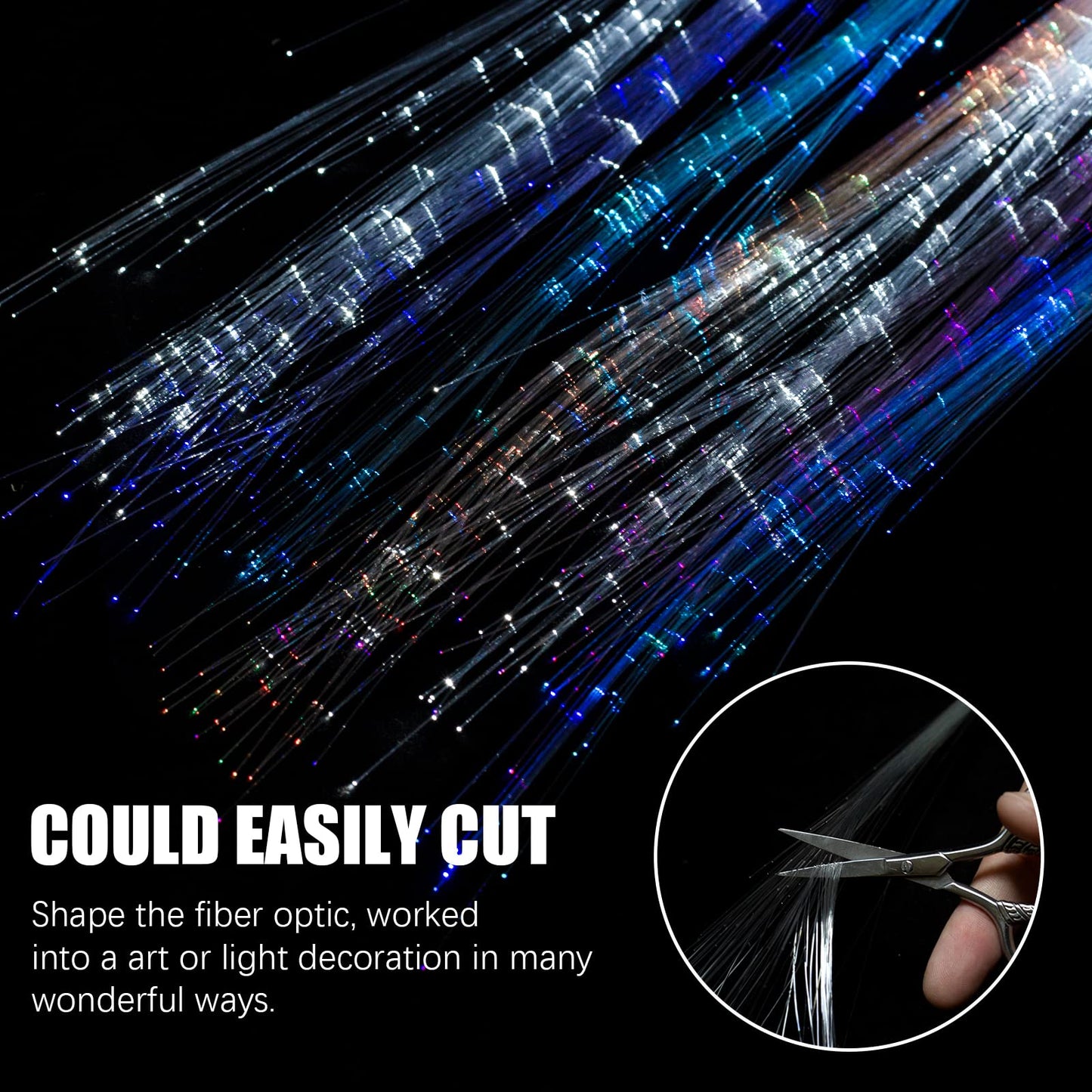40 Pack Led Light Up Fairy Hair Accessories Braid Extension Butterfly Clips for Women Girls, Glow in the Dark Party Favors Supplies Neon Rave Accessories Wig for Festival Halloween Christmas Birthday