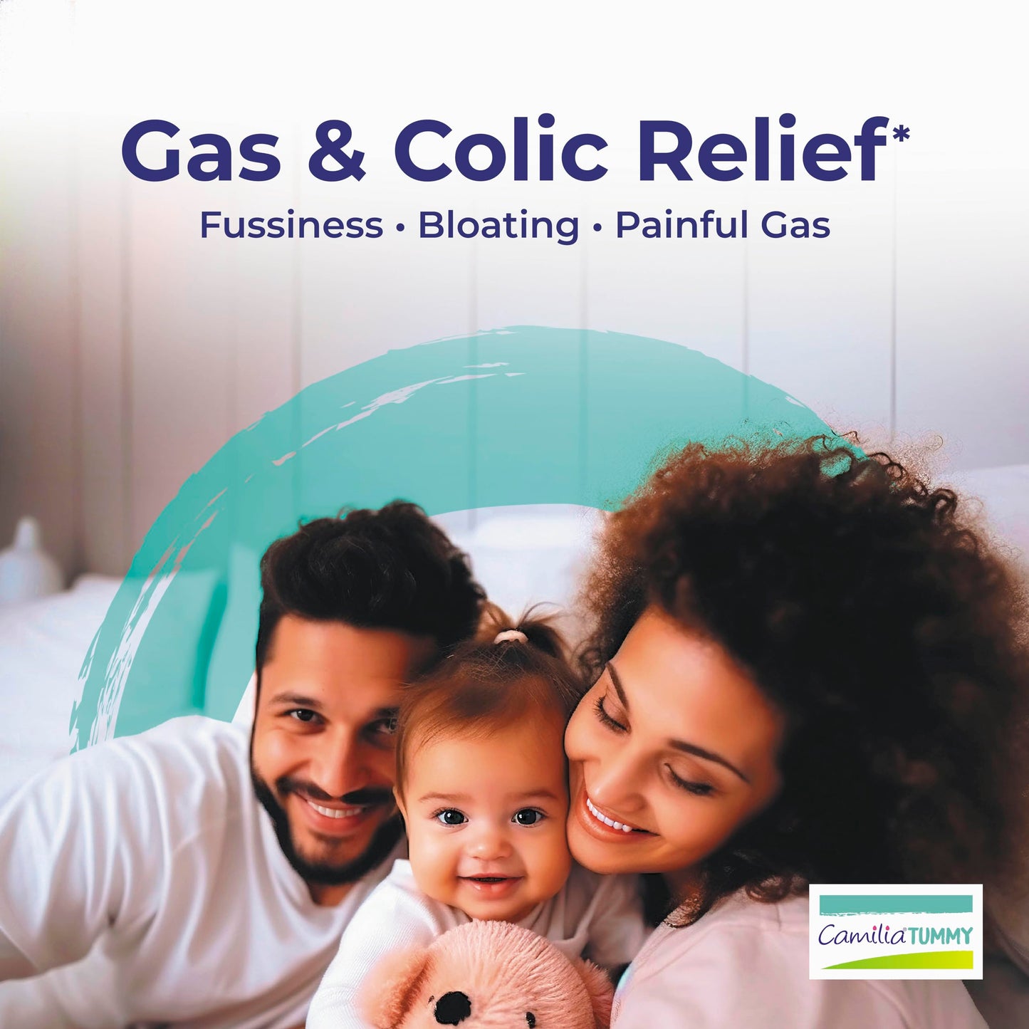 Boiron Camilia Tummy for Colic, Painful Gas, Bloating, & Fussiness- Sterile and Non-Drowsy Liquid Doses - 60 Count