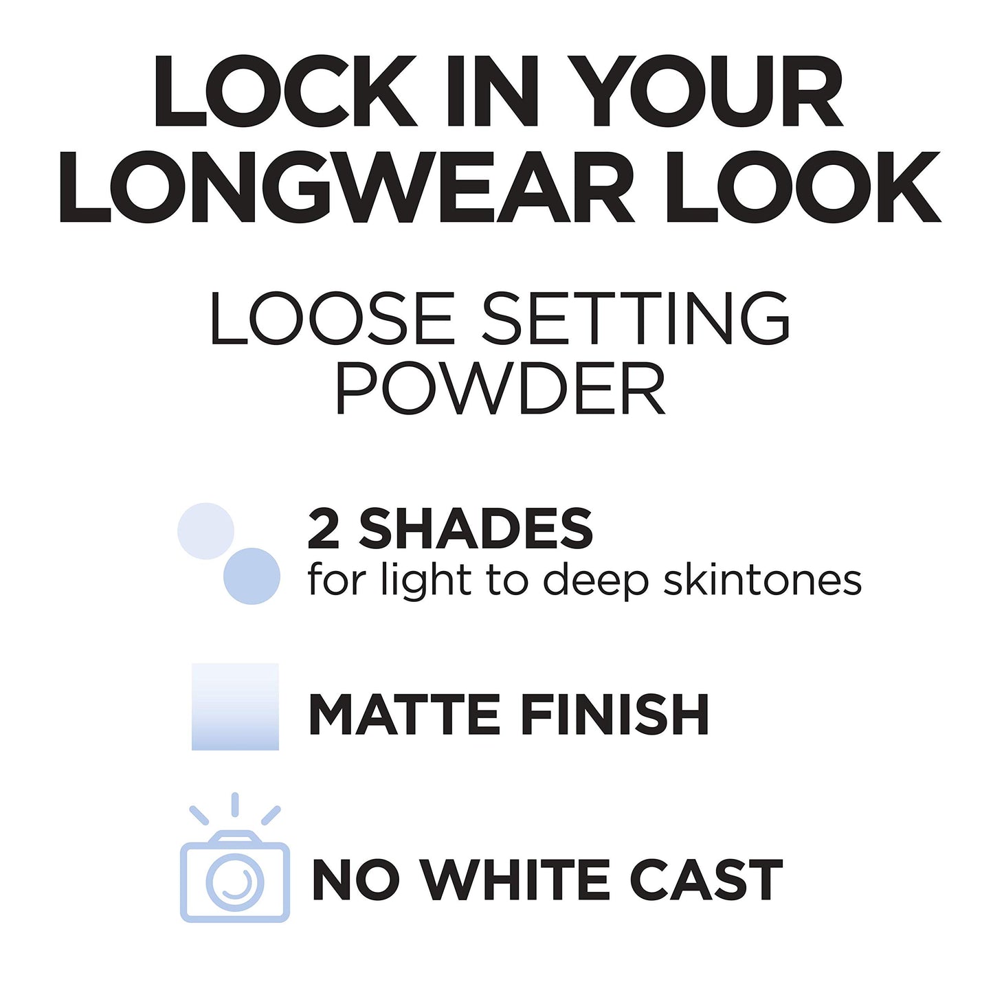L'Oreal Paris Infallible Tinted Loose Setting Powders, Matte Finish, Lightweight, No White Cast, 2 Shades From Light To Deep, Translucent Light-medium, 0.26 Oz