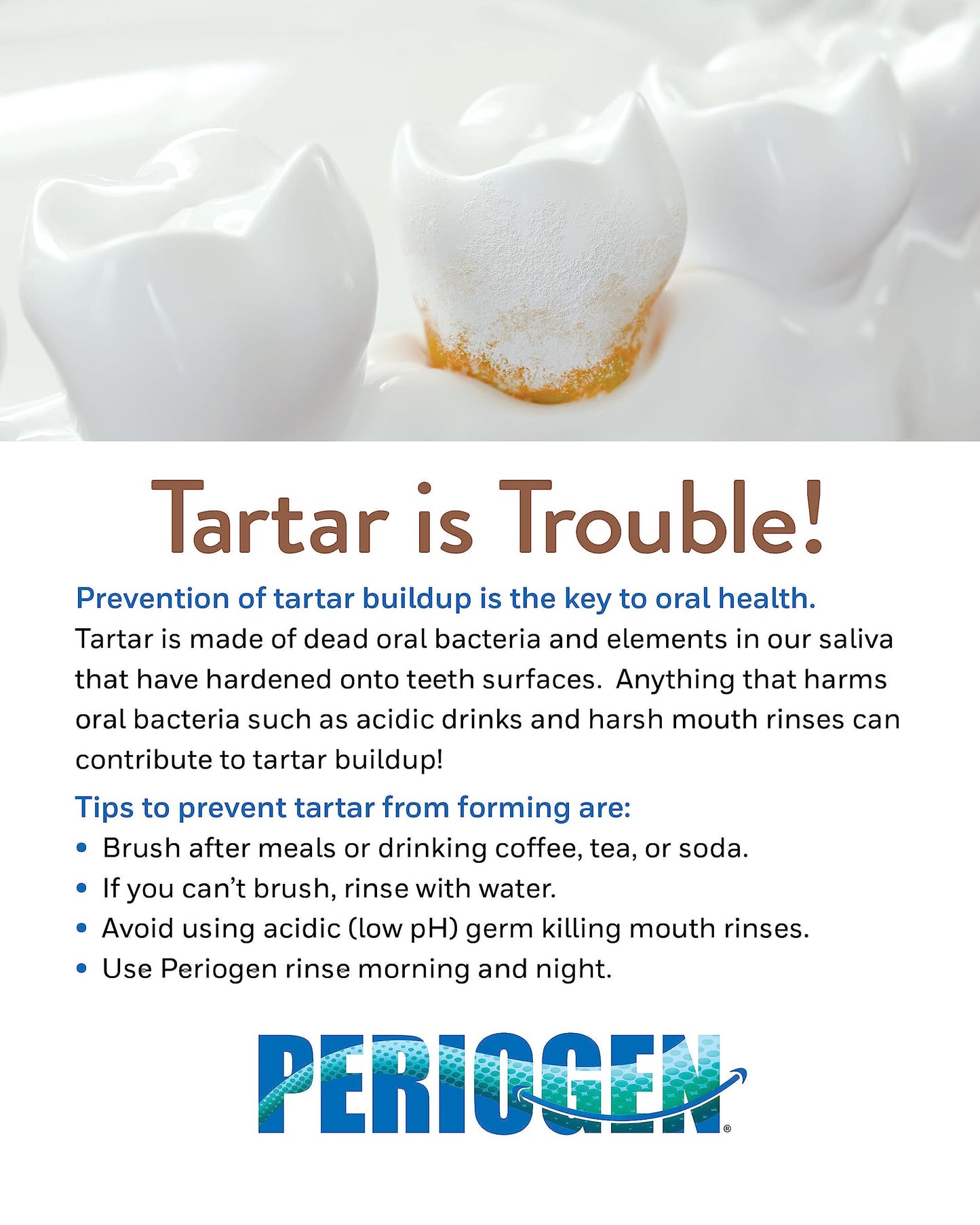 PeriogenPro Oral Rinse, Prevents & Reduces Tartar Buildup, Professional Strength, Hint of Mint Flavor, 3 oz
