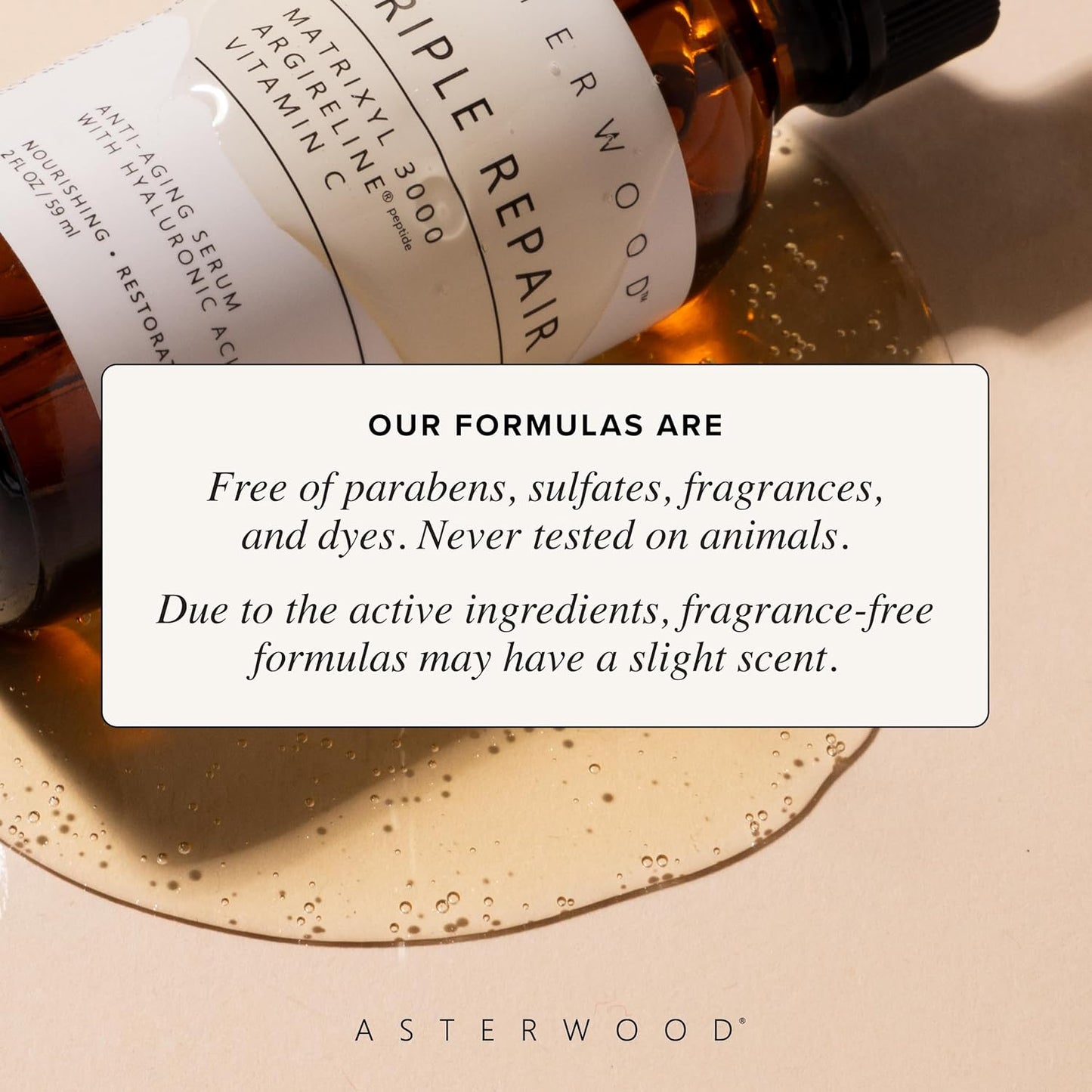 Asterwood Matrixyl 3000 Serum - Anti-Aging Hyaluronic Acid & Vitamin C for Hydration | 1 Fl Oz