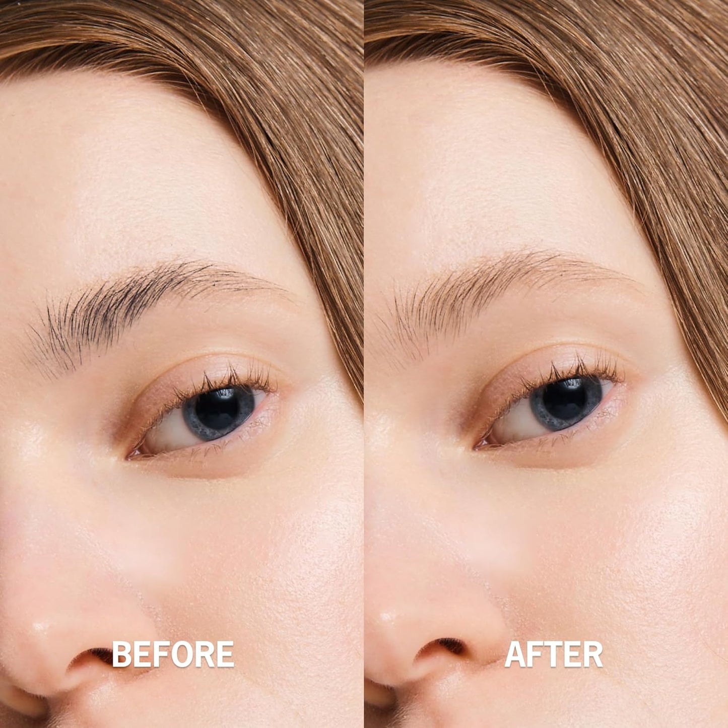Brow Color Kit - Ash Brown Long-Lasting Eyebrow Makeup | Nourishing Aloe Vera & Moringa, 6 Applications