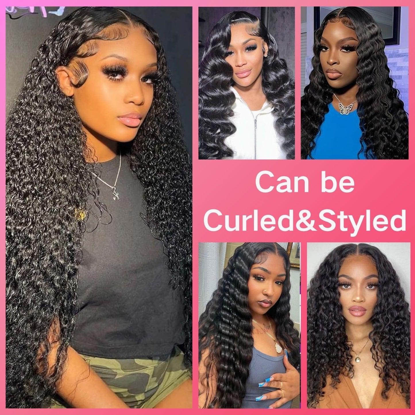 4x4 Transparent HD Lace Closure Human Hair Straight Frontal Closure Invisible Pre Plucked Human Hair, Frontal Hd Lace 4x4 Sew in Hair With Closure Natural Black 16 Inch