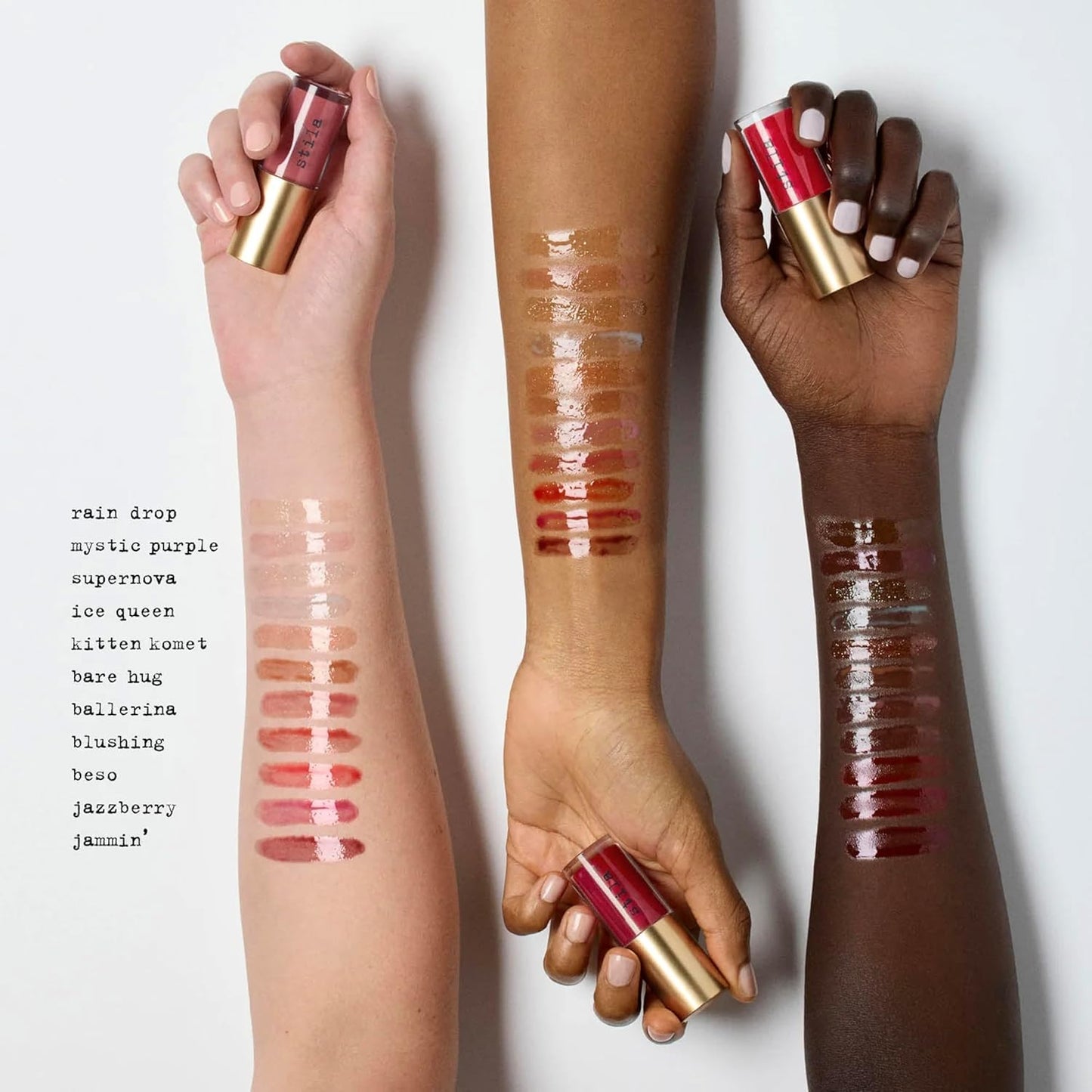 Stila Heaven's Dew Gel Lip Oil - Hydrating Gloss-Oil Hybrid with Jojoba & Hyaluronic Acid | High-Shine, Non-Sticky Finish