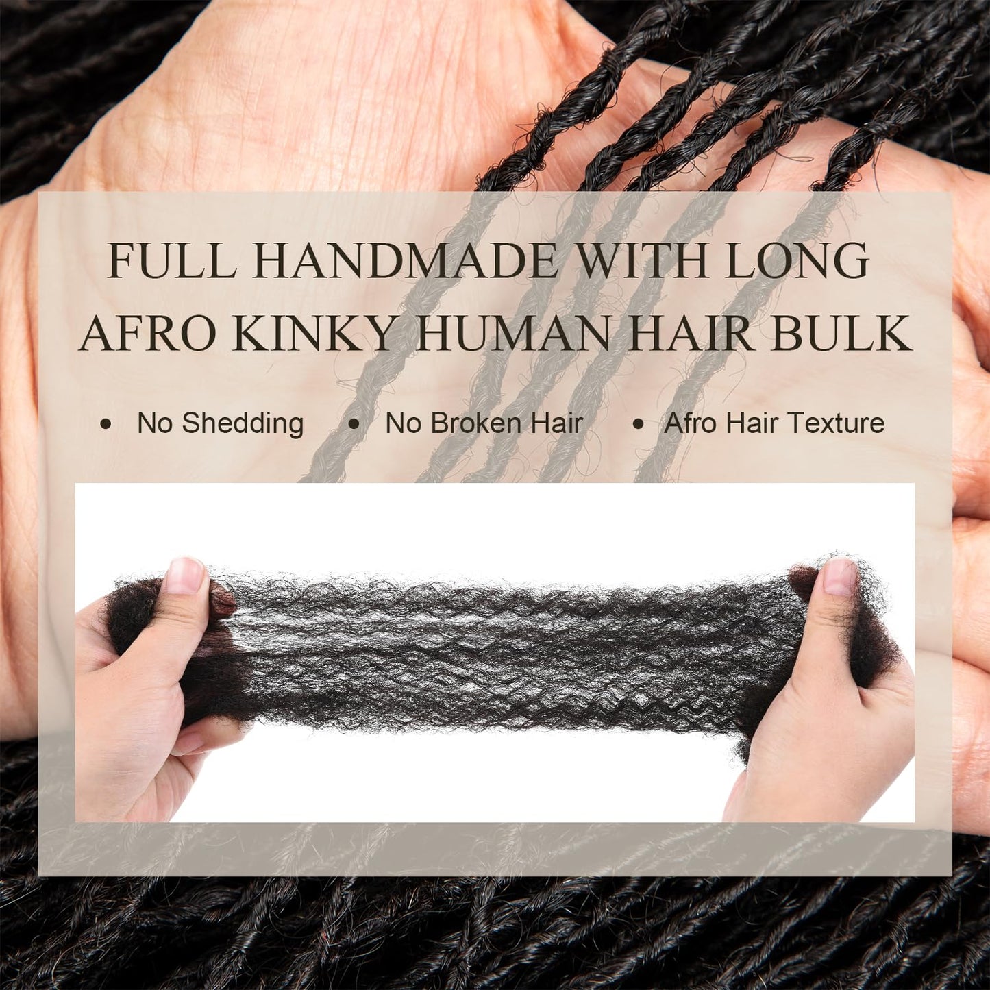 DAIXI Handmade Interlocking Sisterlocks Curly Tips 100% Real Human Hair Permanent Micro Locs Extensions Natural Looking Soft Dreadlocks Can Be Bleached and Dyed (1B - 0.2cm, 10 Inch 30 Strands)
