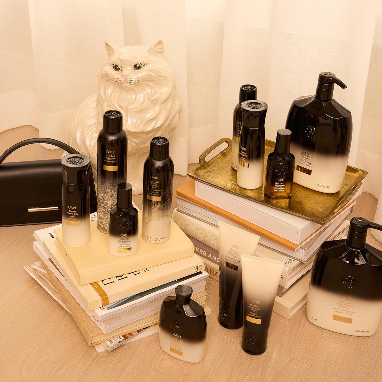 Oribe Mystify Restyling Spray - Lightweight Heat Protection Mist | Revives Style & Strengthens Hair | 1.7 oz