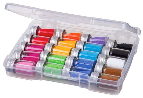 ArtBin 6946AB Photo & Craft Organizer 4" x 6" Box, [1] Plastic Storage Case, Clear