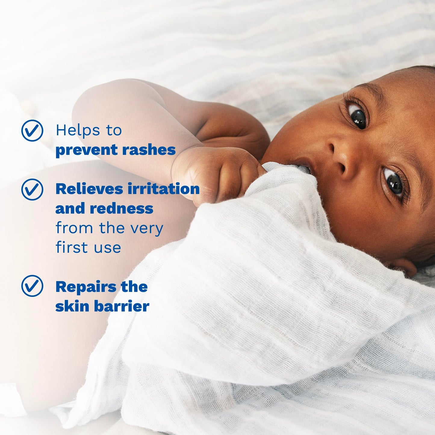 Mustela-Baby Diaper Rash Cream 123 - Skin Protectant with Zinc Oxide - Fragrance Free & Paraben Free - with 98% Natural Ingredients - 3.8 Oz, White