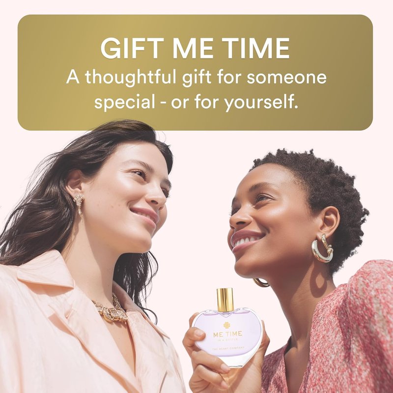 Me Time Perfume for Women - Calming Lavender Sandalwood Eau de Parfum | Long-Lasting 75ml (2.5 oz) Self-Care Fragrance