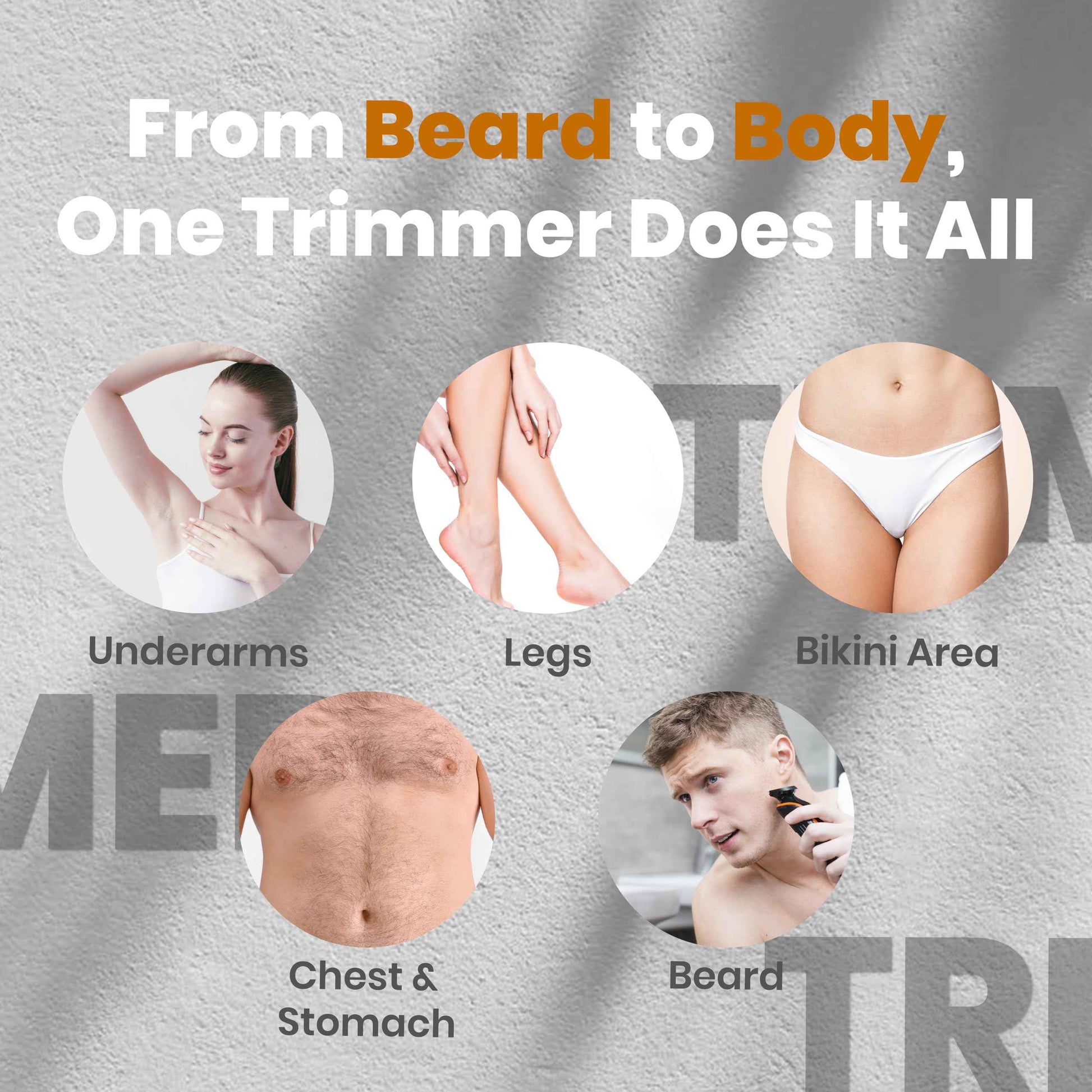 BLIVORRA Next Gen Premium Body & Pubic Hair Trimmer – Waterproof Electric Ball Shaver & Groin Hair Clipper with Ceramic Blades – Rechargeable Wet/Dry Trimmer for Men & Women, Chest, Legs, Bikini