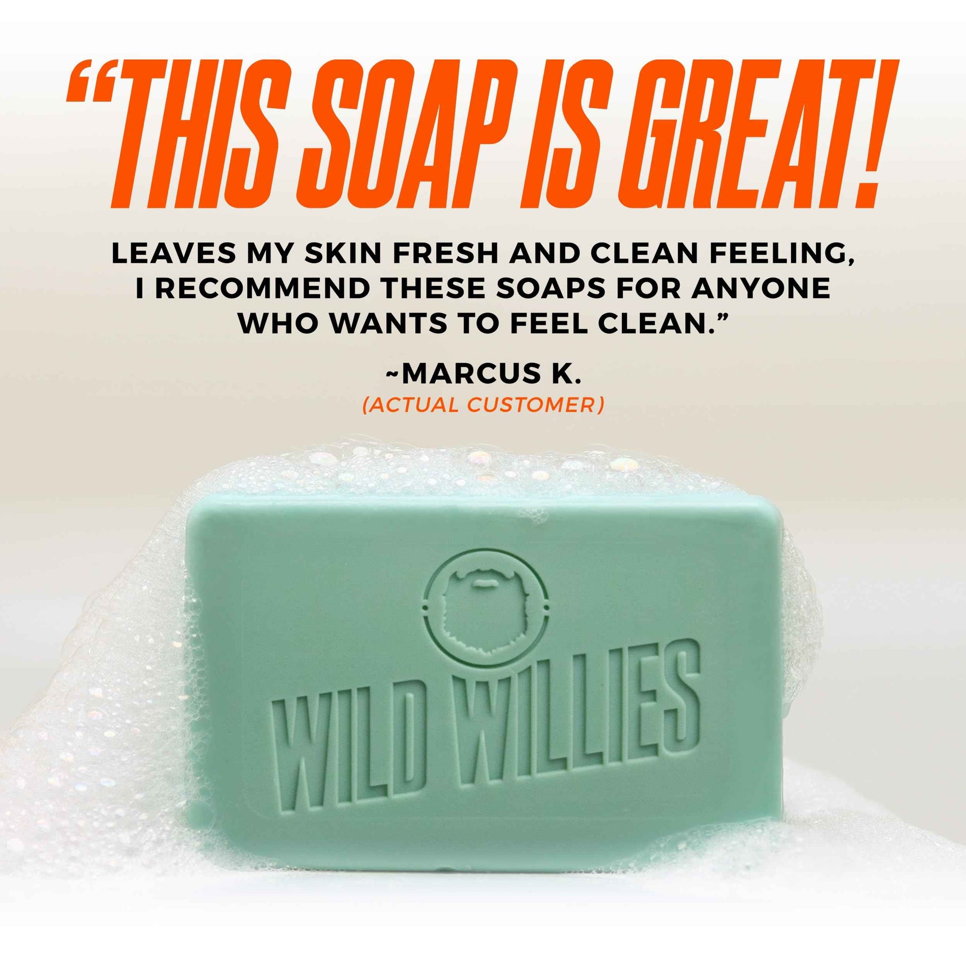 Wild Willies Moisturizing Mens Bar Soap - Bath Soaps with Shea Butter for Odor Protection - Natural Body Bar for Men - Aspen Trail Scent, 3 Pack
