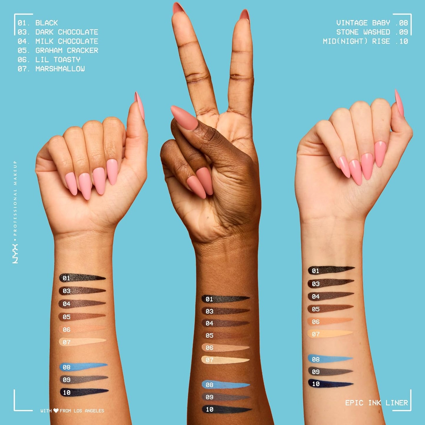NYX Epic Ink Liner | Waterproof Matte Liquid Eyeliner - Deep Navy