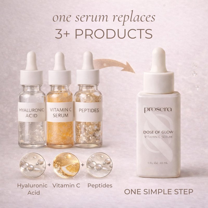 Ultra Hydrating Vitamin C Serum for Face with Peptides, 3X Hyaluronic Acid, and Niacinamide – For Sensitive Skin and Anti-Aging – Brightens, Firms & Hydrates – All-in-One Formula – 1 oz