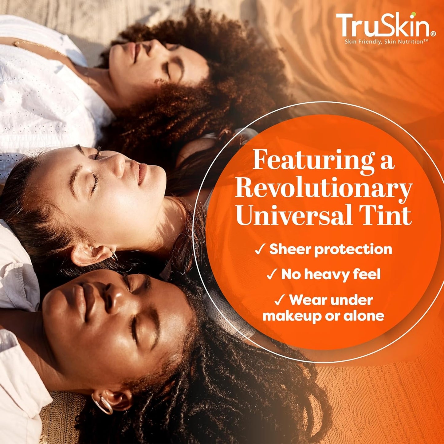 TruSkin Sunscreen Serum - SPF 30 Tinted Mineral Face Serum with Zinc Oxide | Lightweight, Sheer Finish, 1 fl oz