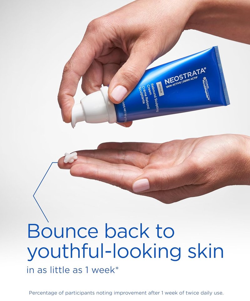 NEOSTRATA Rebound Sculpting Cream - Multi-Action Lifting Moisturizer with Glycolic Acid & Peptides | 1.7 oz