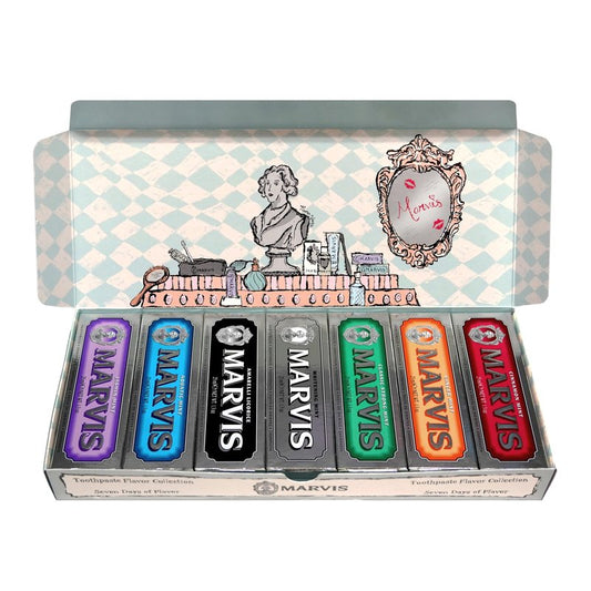 Marvis 7 Days of Flavor Limited Artist Edition Box, 7 tubes 25ml/1.3oz each