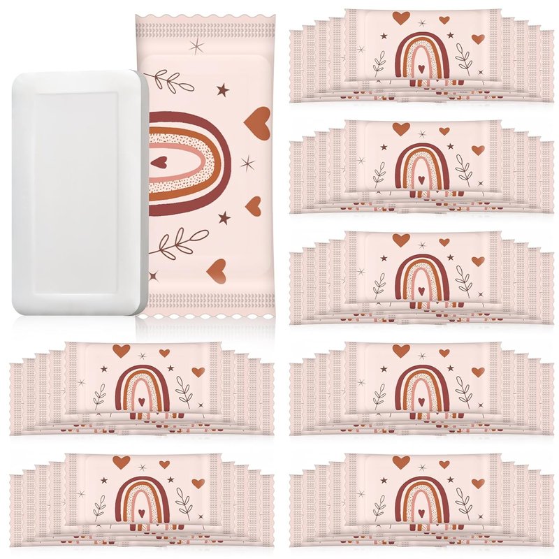 Mini Hotel Soap Bars - 200 Pcs Individually Wrapped Travel Size Hand Soap | Rainbow Colors
