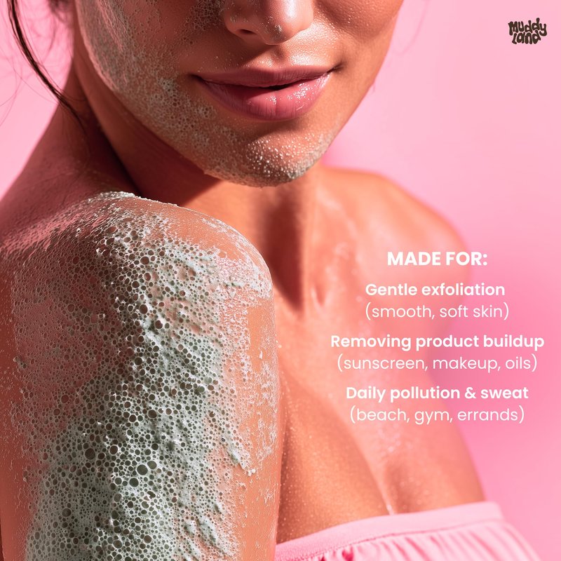 Bentonite Clay Detox Mud Bath Soak & Full Body Mud Mask - Magnetic Clay Bath with Epsom Salt, Body & Face Mask, Gift for Her - Mud Magnet by Muddyland