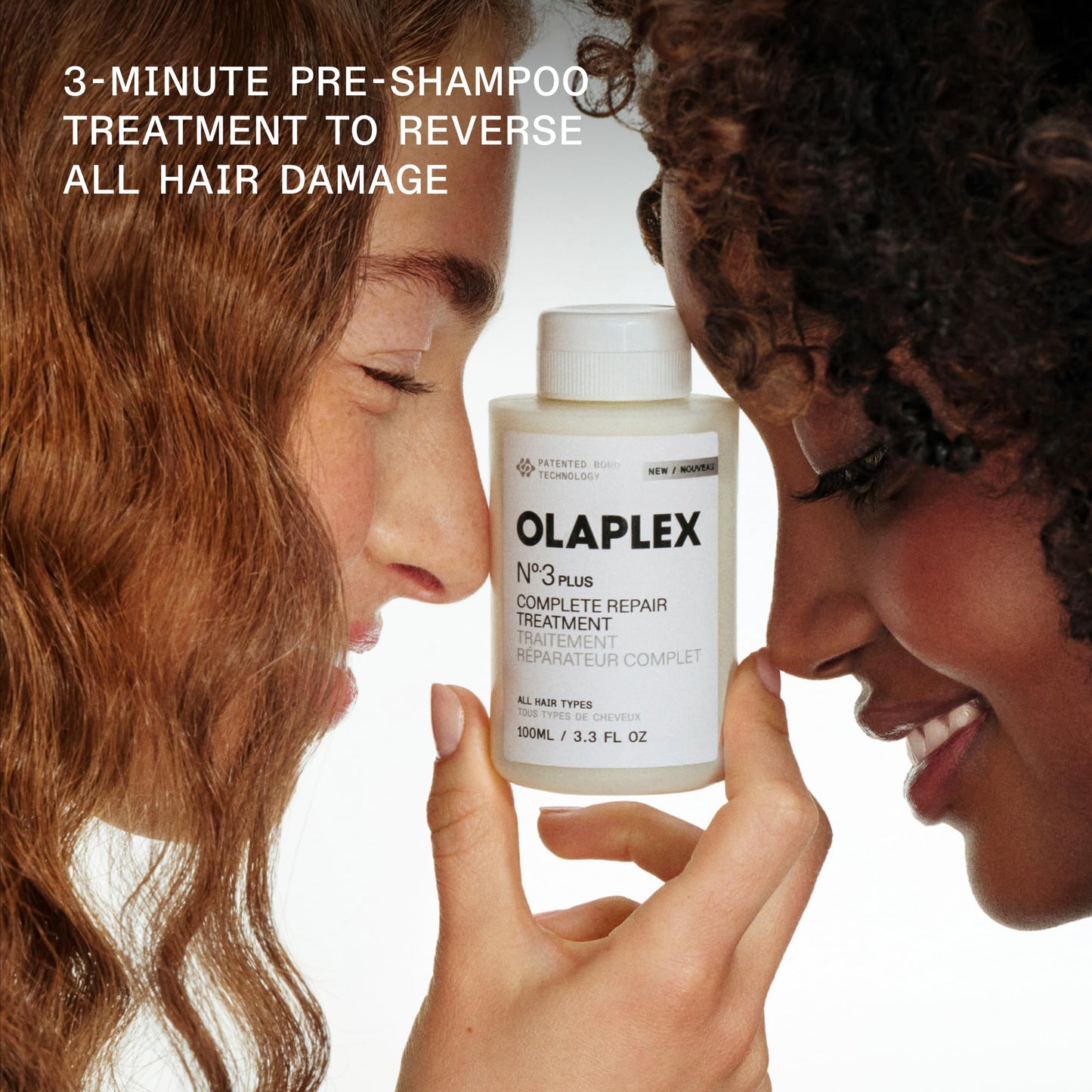 Olaplex N°.3PLUS Complete Repair Treatment: 3-minute Pre-shampoo Treatment to Immediately Repair Hair Damage for Softer, Stronger Hair | For Coily, Curly, Straight, and Wavy, 250 mL / 8.5 Fl Oz