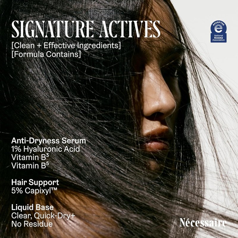 Nécessaire Scalp Serum - 5% Capixyl™ & 1% Hyaluronic Acid for Thicker Hair | Fragrance-Free, 1 fl oz