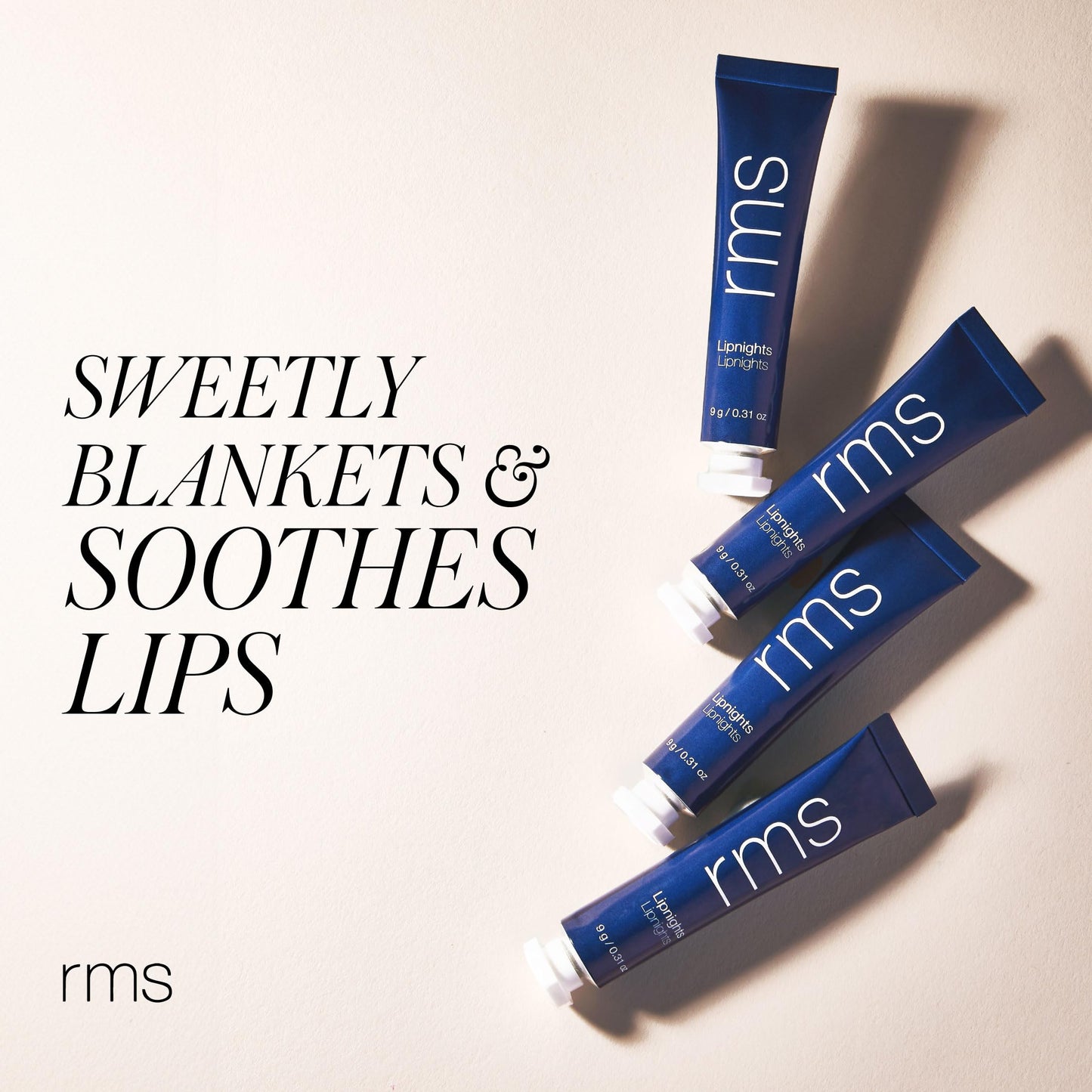 RMS Beauty Lipnights Overnight Lip Mask - Barrier Repair Hydrating Lip Balm Vanilla Coco Butter & Shea Butter Overnight Mask