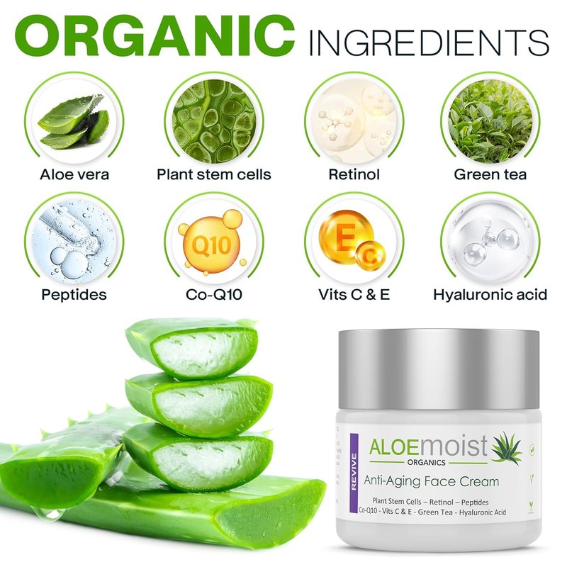 Advanced Retinol Cream - Anti-Aging Moisturizer for Face | Organic Retinol for Wrinkle Repair, Day & Night Use