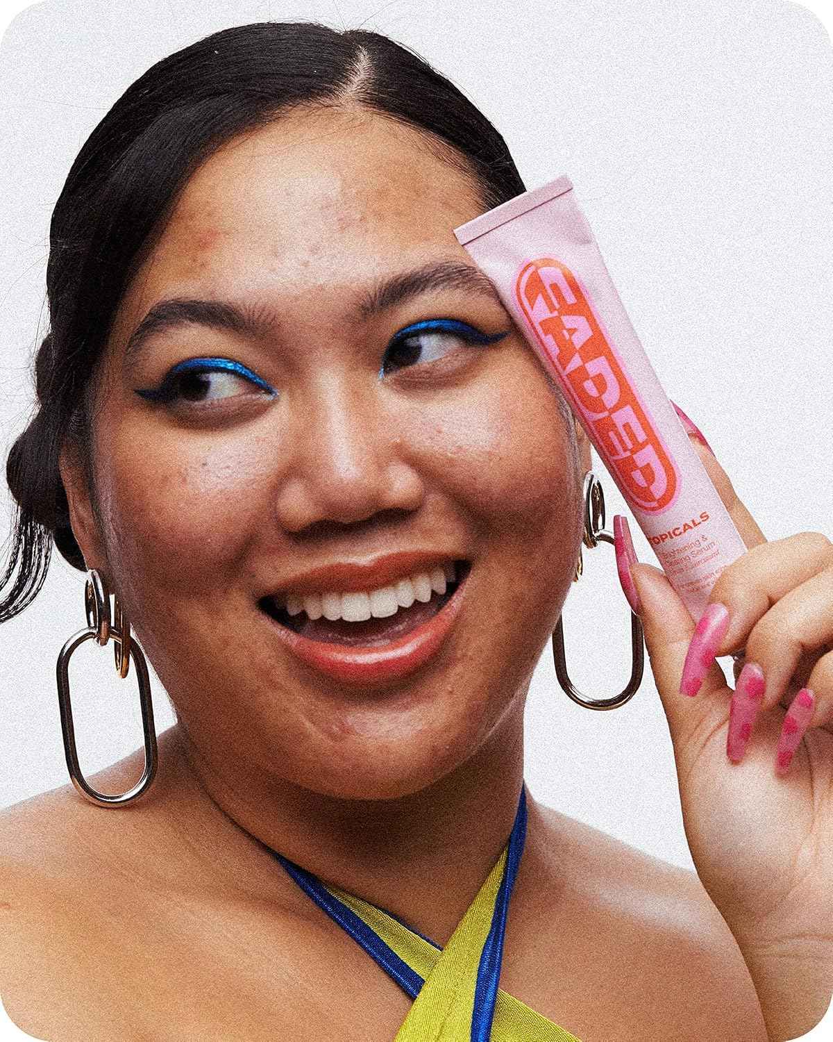 Topicals Faded Brightening and Clearing Serum | Reduces Discoloration, Post-Blemish Marks, Scars and Spots | Contains Kojic Acid and Niacinamide | Dermatologist-tested, Vegan, Cruelty-Free (0.5 Fl Oz)