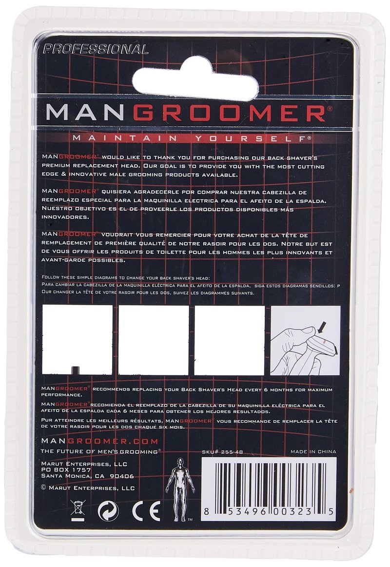 MANGROOMER - PROFESSIONAL Replacement Blade, 2 x 0.5 x 1.8 Inch