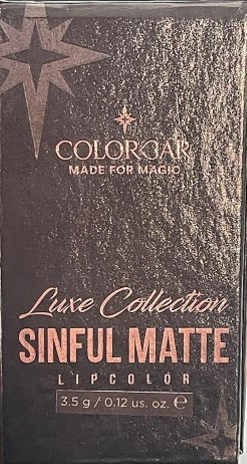 Sinful Matte Lipcolor - Long Lasting Creamy Matte Lipstick | Hydrates Lips - 0.12 oz
