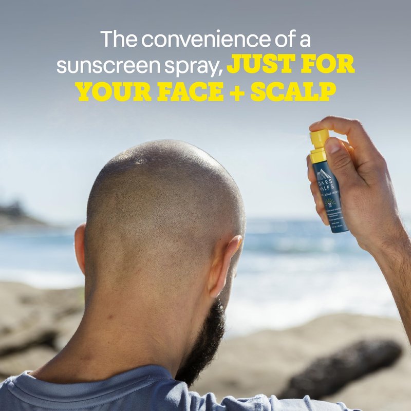 Oars + Alps Face & Scalp Sunscreen Spray Mist, SPF 35 Facial & Hair Sunscreen, Water & Sweat Resistant, Infused with Aloe Vera + Cucumber, Summer Splash Scent, 1.5oz, 2pk