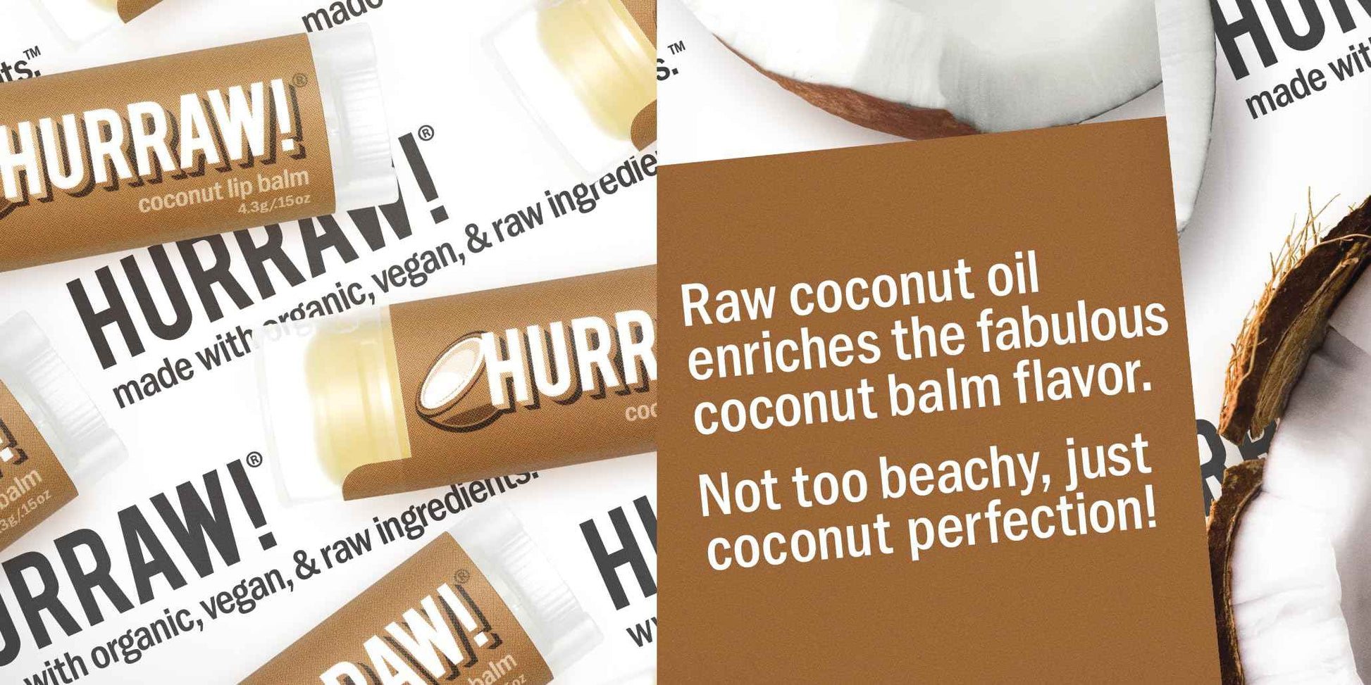 Hurraw! Coconut, Earl Grey, Mint Lip Balms, 3 Pack Bundle: Organic, Certified Vegan, Cruelty and Gluten Free. Non-GMO, 100% Natural Ingredients. Bee, Shea, Soy and Palm Free. Made in USA