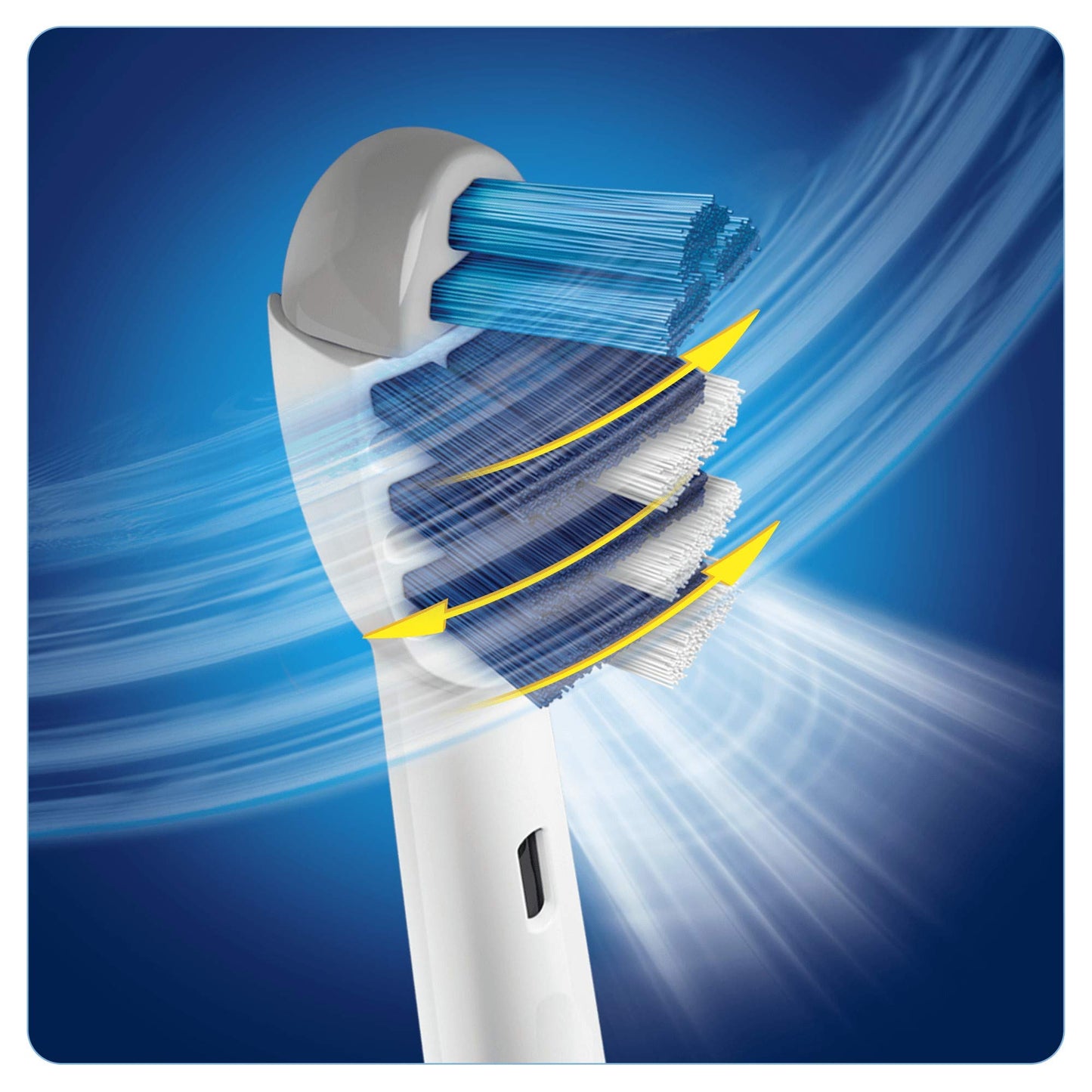 Oral-B Trizone Toothbrush Heads Replacement Refills for Electric Rechargeable Toothbrush, Bristles Sweep in-Between Teeth for a Deep Clean, Pack of Two