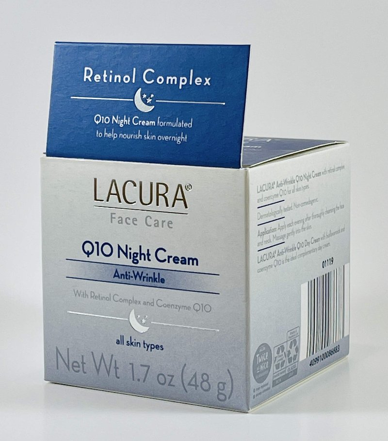 Lacura Foaming Gel Cleanser Face Care Q10 Anti-Wrinkle Day Cream Face Care Q10 Anti-Wrinkle Night Cream