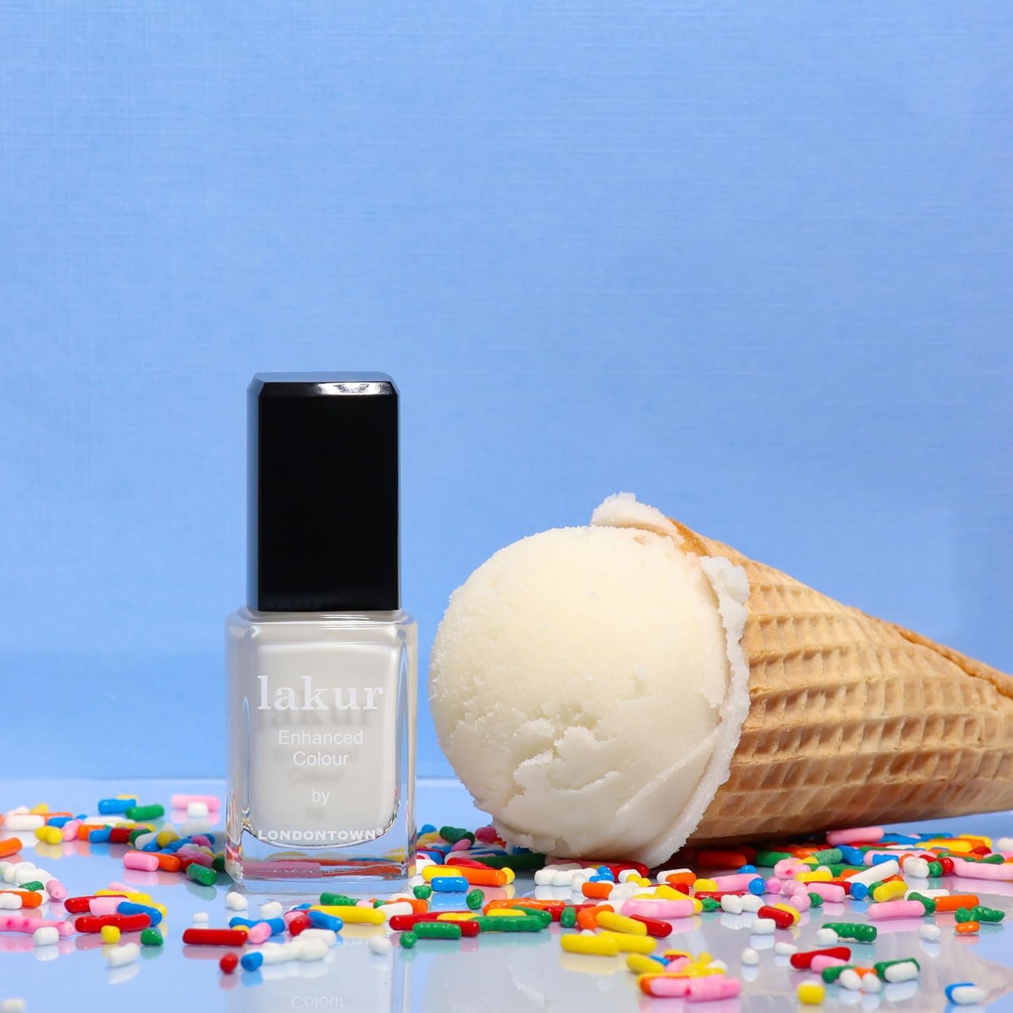 LONDONTOWN Lakur Nail Polish - Long-Lasting Vegan Nail Color | Streak-Free, Chip-Resistant, 0.4 Fl Oz