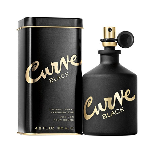 Curve Black Men's Cologne Fragrance Spray, Casual Day or Night Scent, 4.2 fl oz