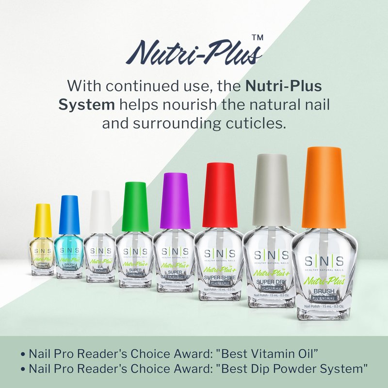 SNS Gel Top Coat Nail Polish for Nail Dip Powder, Gel Top - Long-Lasting & Fast-Drying Nail Strengthener Top Coat for Quality Colors & Brilliant Shine - Low-Odor & No UV Lamp Required, 0.5 Fl Oz