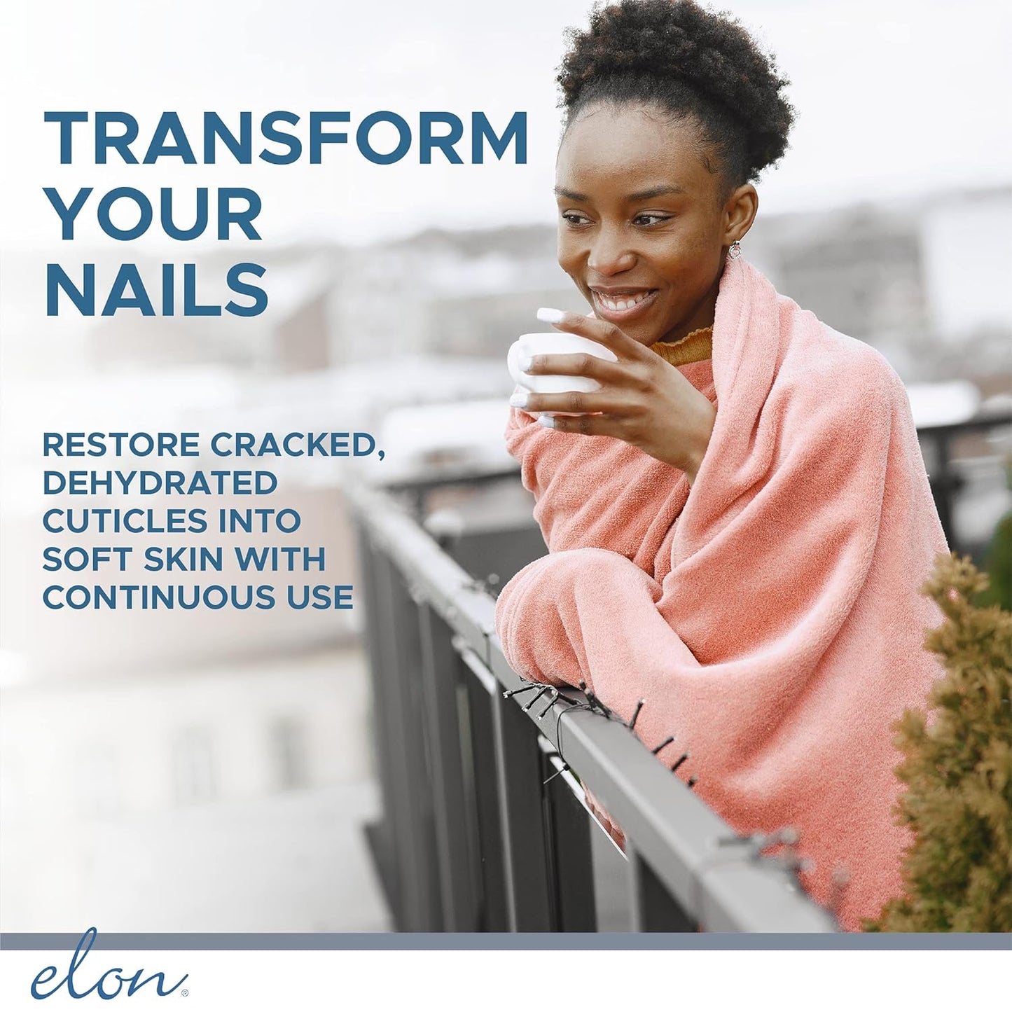 Elon Essentials Kit | Healthy Nail Conditioner & Cuticle Oil Set - Manicure Tools for Daily Strengthening & Moisturizing