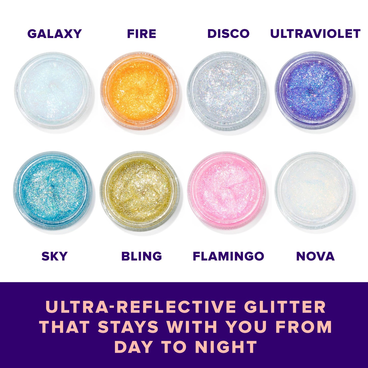 UNICORN SNOT Holographic Face Glitter & Body Glitter Gel | Hair Glitter, Vegan & Cruelty Free, 1.7 oz Silver Glitter (Disco)