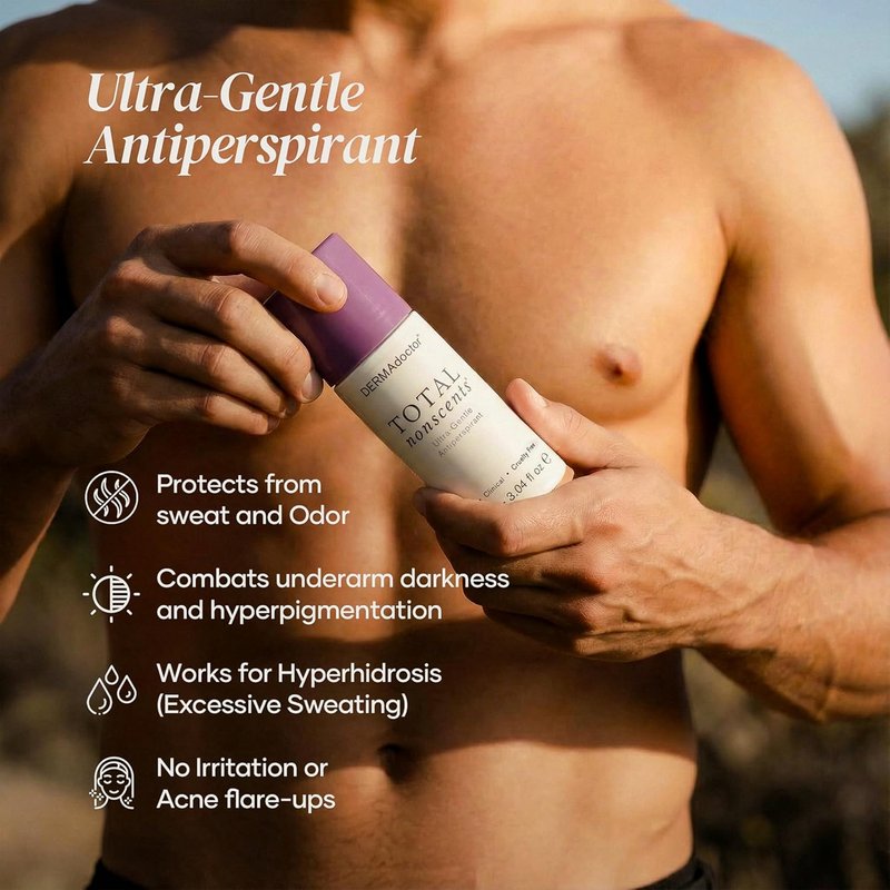 DERMAdoctor Antiperspirant for Women - Ultra-Gentle Unscented Clinical Strength Deodorant for Sensitive Skin | 3.04 oz