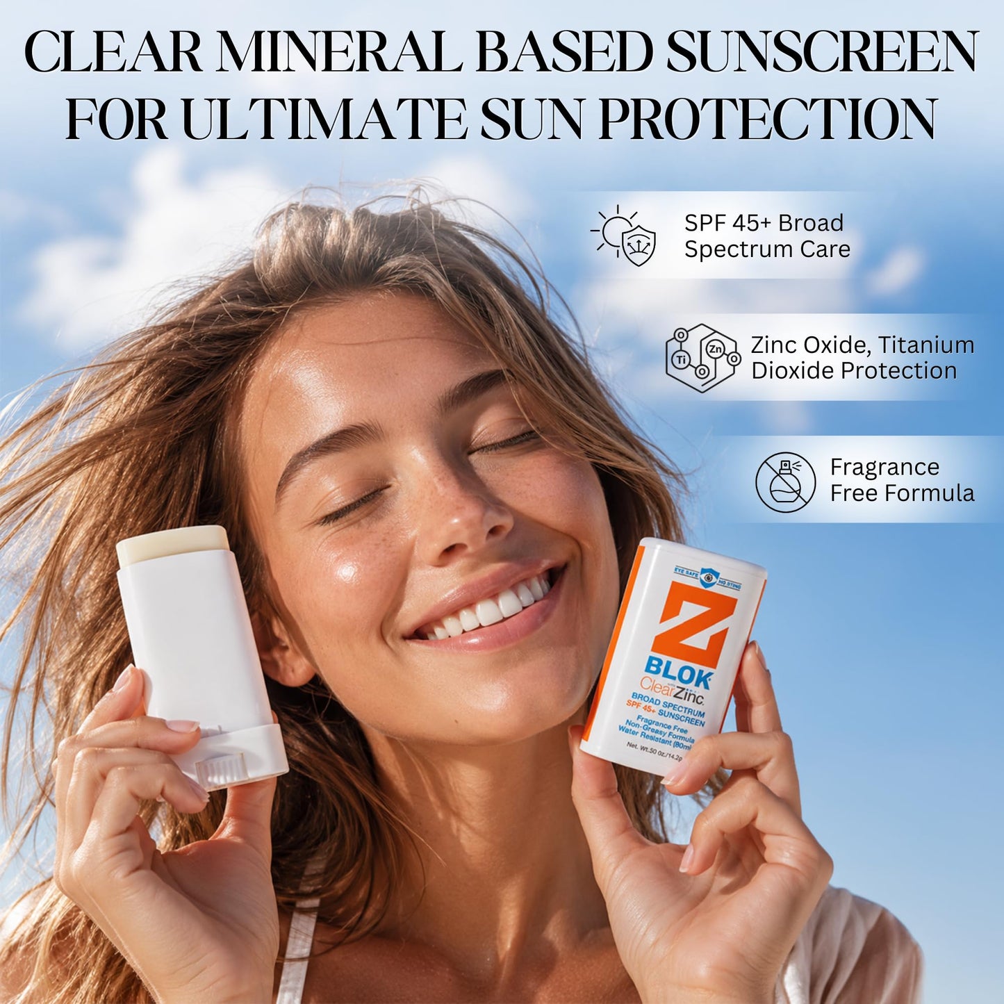 Z Blok Stick SPF 45 Mineral Sunscreen
