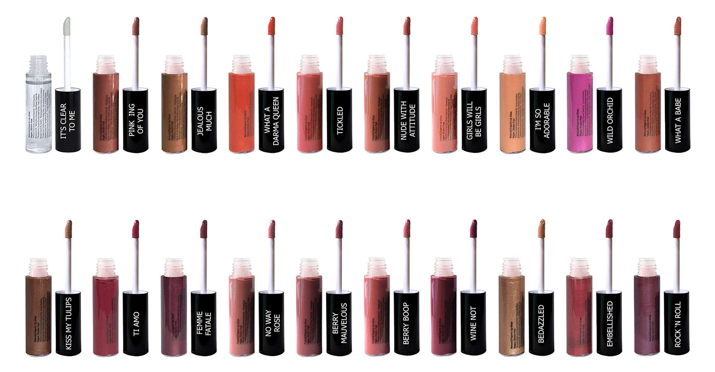 Mom's Secret 100% Natural Lip Gloss, Organic, Vegan, Gluten Free, Cruelty Free, Made in the USA, 0.18 oz. (It's Clear to Me)