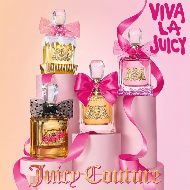 Juicy Couture Viva La Juicy Sucré Eau De Parfum, Women's Mini Perfume with Notes of Peach, Orange Flower & Whipped Cream - Fruity & Sweet Perfume for Women, EDP Spray Travel Perfume, 0.33 fl. oz
