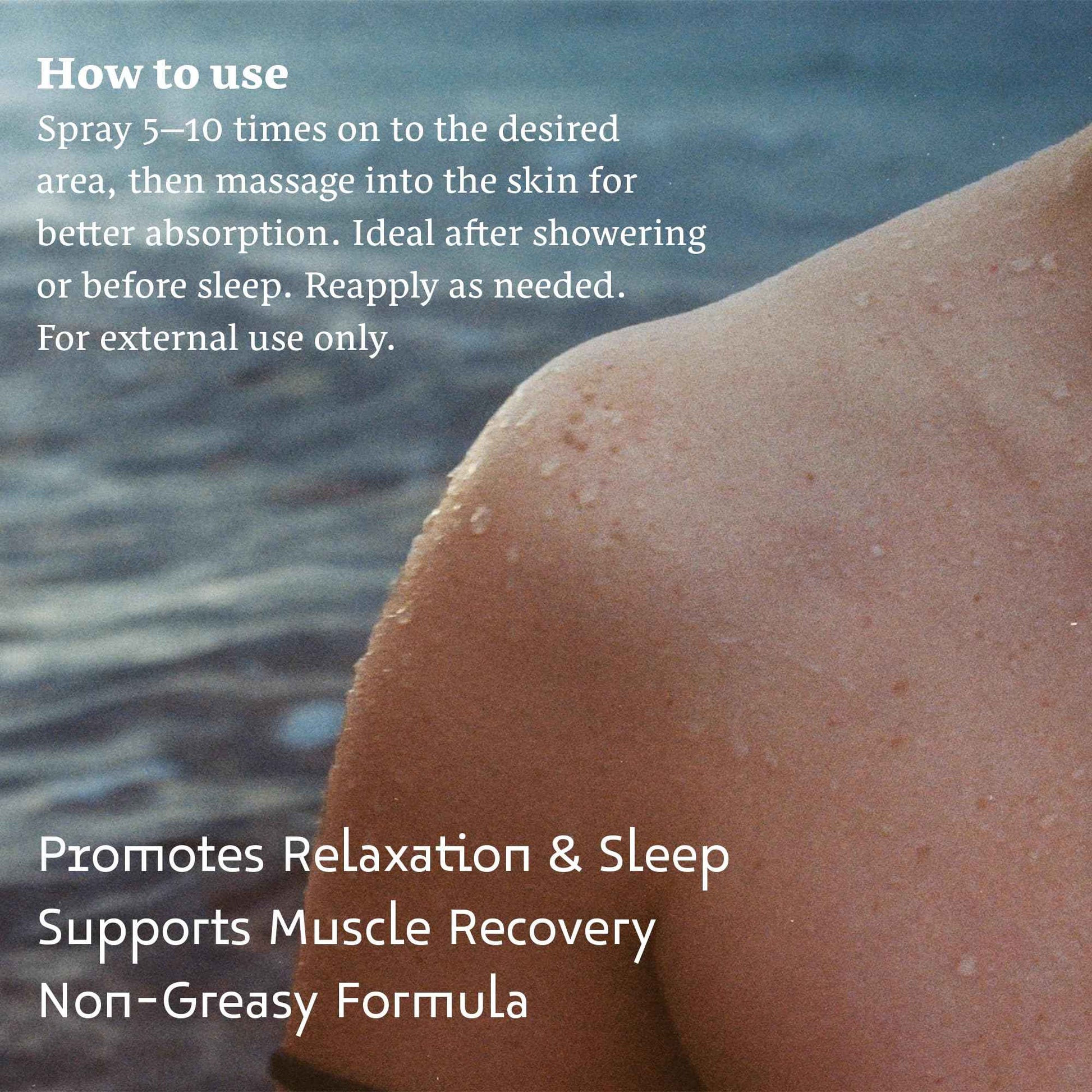 Numeira Pure Dead Sea Oil Spray from Jordan - Enriched High Concentration 30% MgCl Topical Oil - Large Magnesium Spray for Feet, Rest, & Sore Muscles (8.45 Fl Oz)